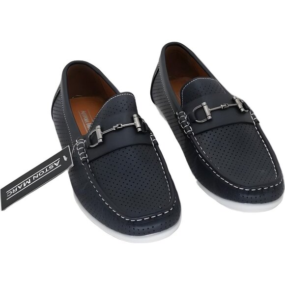 Aston Marc Men\'s Perforated Driving Loafers 8M main image 4